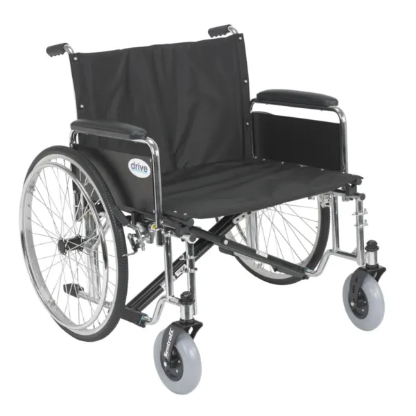 Bariatric Sentra EC Heavy-Duty, Extra-Extra-Wide Wheelchair, 26", Armrests Detachable Full Arm