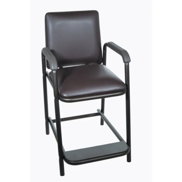Hip-High Chair, Steel Brown - Vein Frame Construction