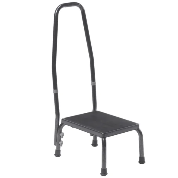 Foot Stool with Handrail, With Handrails