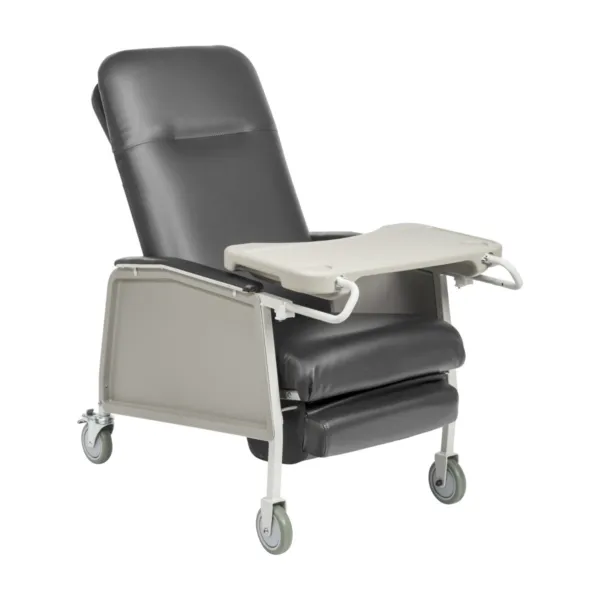 3-Position Recliner, Bariatric, Charcoal