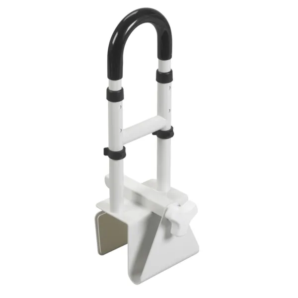 Clamp-On Tub Rail, Adjustable Height, Parallel to the Tub