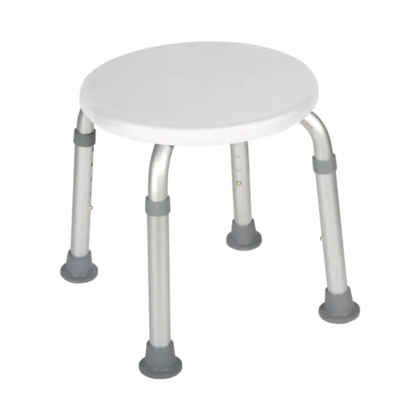 Shower Stool, White, Knocked Down