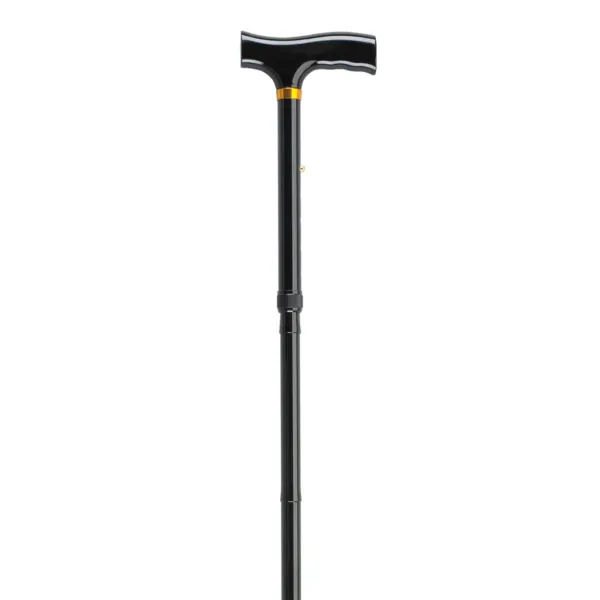 Aluminum Folding Canes, Height Adjustable, Black