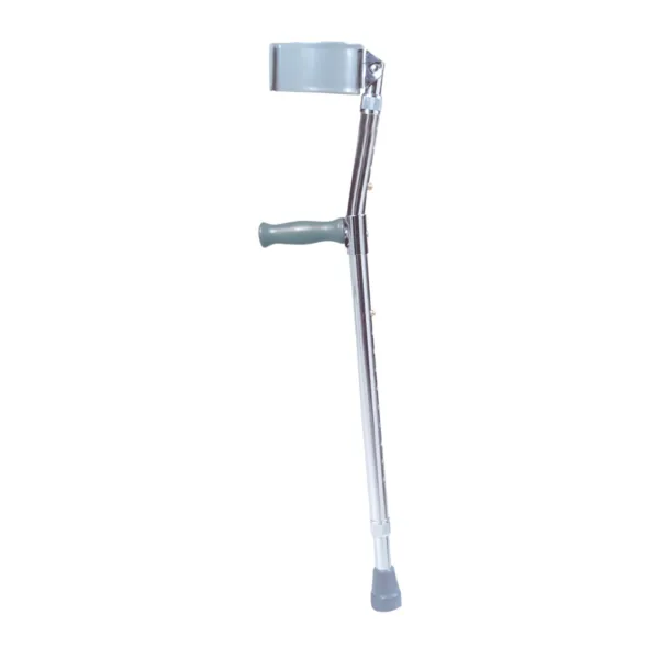 Steel Forearm Crutches, Handle to Floor Range 33" - 42", Patient Height 5'10" - 6'6", Patient Type 5'10" - 6'6"