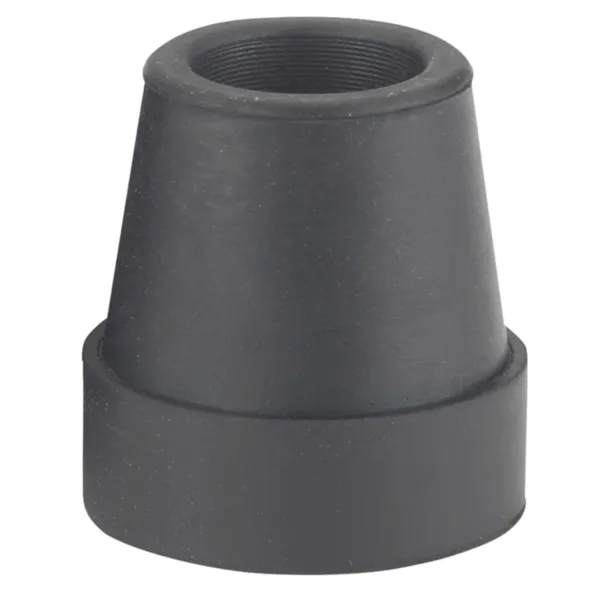 Large Base Quad Cane Tip (5/8" cane diameter), Black, Quad Cane, Large Base