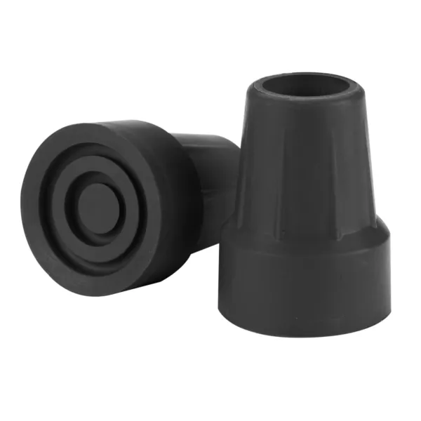 Crutch Tips (7/8' crutch diameter), Black, Product Quantity 1 Pair