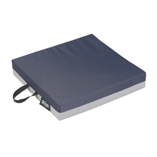 Gel "E" Skin Protection 3" Gel/Foam Wheelchair Cushion, Product dimensions 16" (W) x 16" (D) x 3" (H)