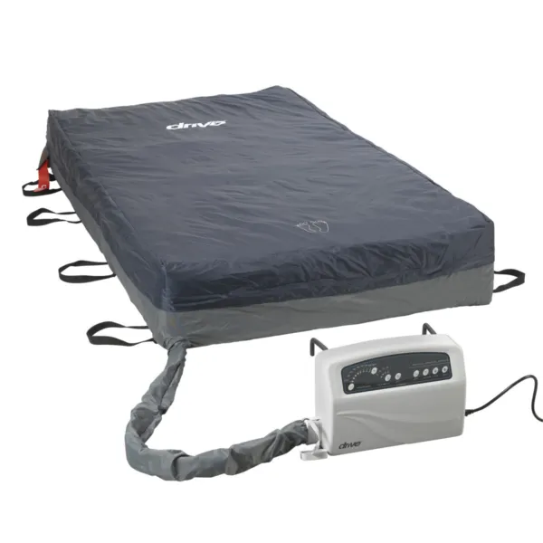 Med-Aire Plus 10" Bariatric Alternating Pressure and Low Air Loss Mattress Replacement System, Dimension 48" W x 80" L x 10" H