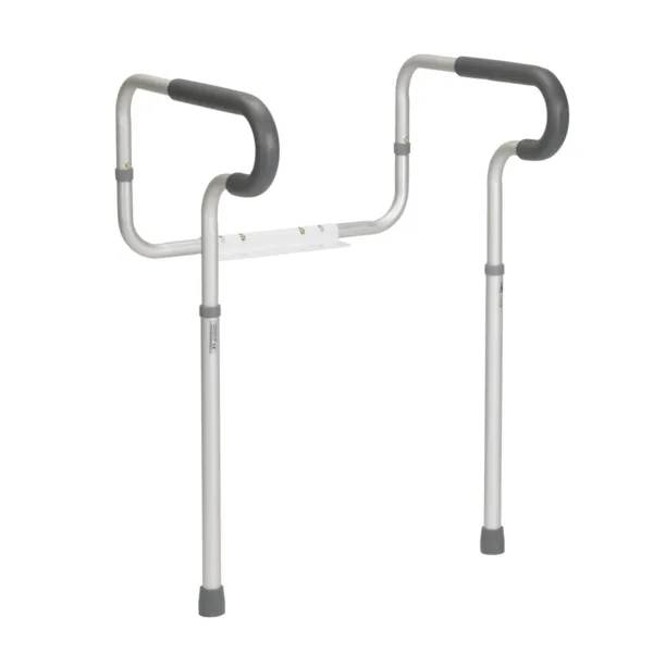 Toilet Safety Frame with Padded Arms, Unassembled