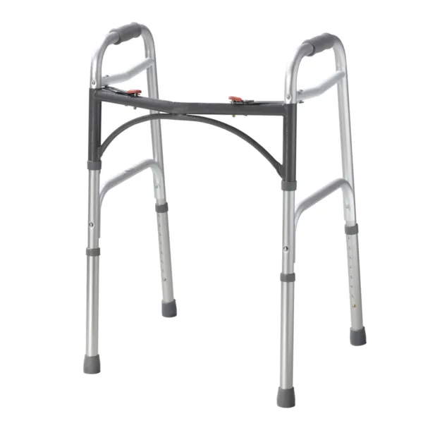 Deluxe Folding Walker, Two Button