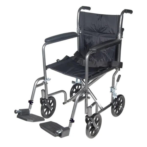Steel Transport Chair, 17"